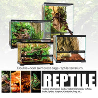 Deluxe Reptile Terrarium 30cm x 30cm x 45cm - Amazing Amazon