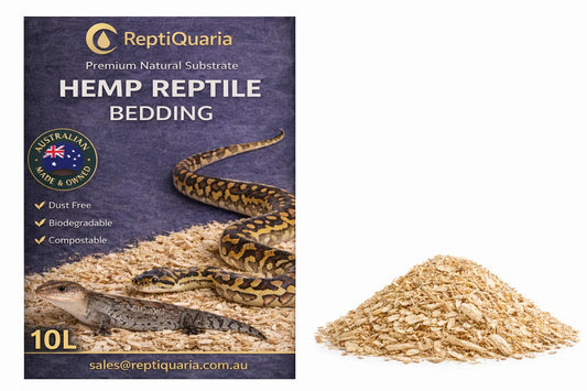 ReptiQuaria Premium Hemp Reptile Bedding 10L