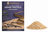 ReptiQuaria Premium Hemp Reptile Bedding 20L