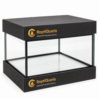ReptiQuaria Glass Reptile Terrarium 30cm x 30cm x 20cm