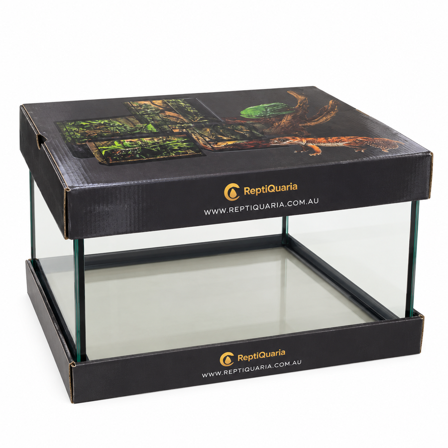 ReptiQuaria Glass Reptile Terrarium 40cm x 26cm x 23cm