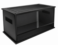 ReptiQuaria PVC Reptile Enclosure 120cm x 60cm x 60cm black finish