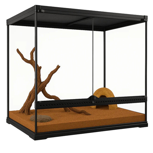ReptiQuaria Tall Glass Reptile Terrarium 90cm x 45cm x 90cm